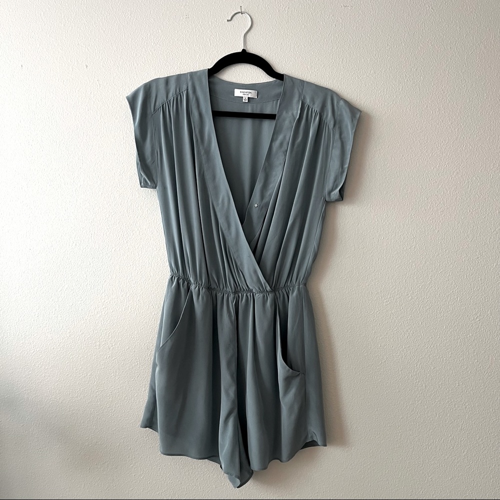 Aritzia Babaton Silk Romper